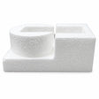 Miraco 731 valve blanket, two piece foam insulation for the valve compartment