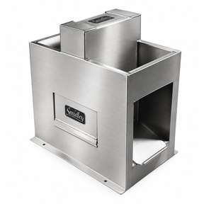 Smidley 9130CHC number 3 combination cattle fountain with center float box, insulated stainless steel