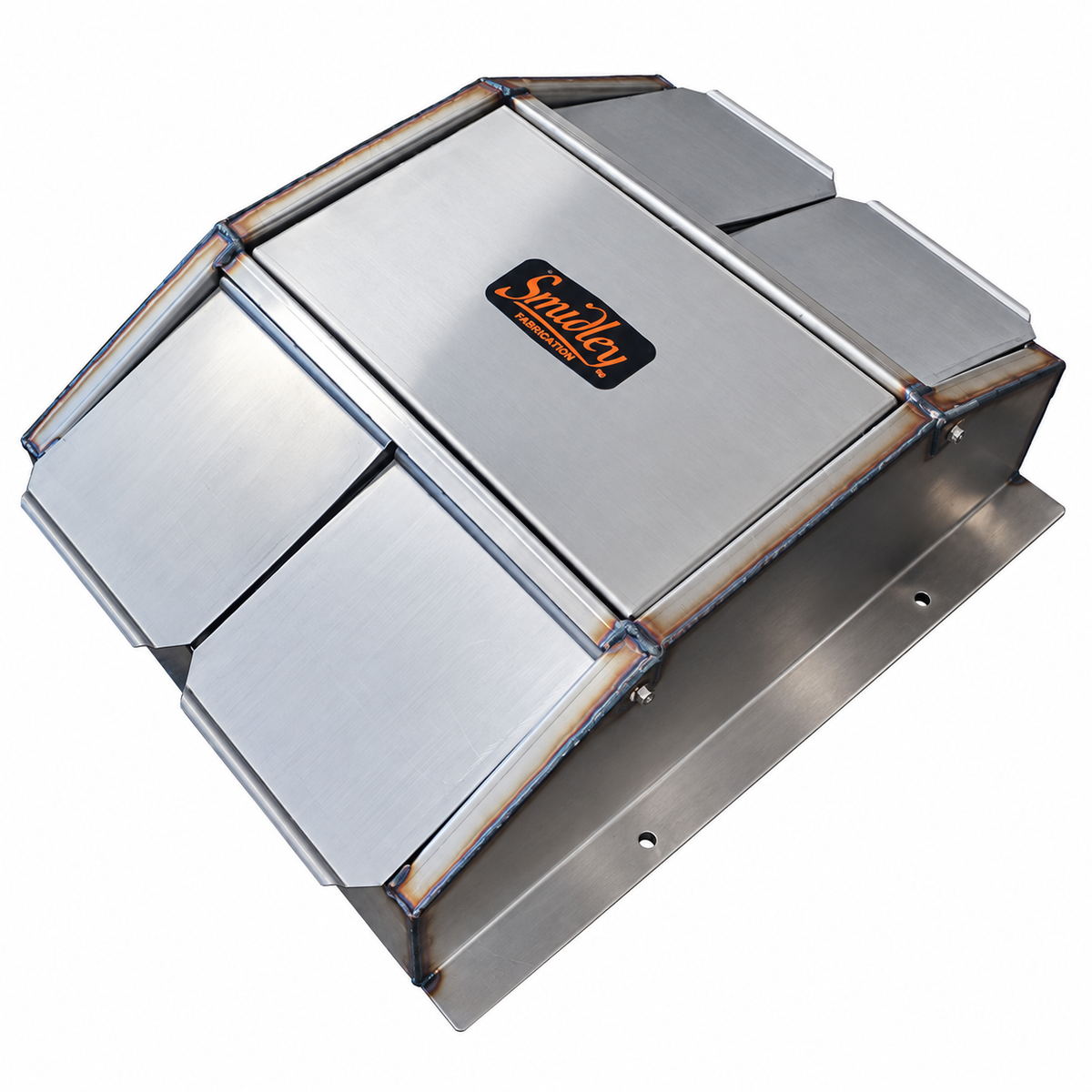 Smidley 9150154S four drink stainless steel hog bar, insulated top cover with two drink lids on each side