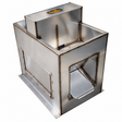 Smidley 9150CHS number 5 combination cattle and hog fountain, two stainless steel troughs at two heights
