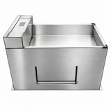 Smidley 9150CT cattle trough, 21 gallon insulated stainless steel heated waterer