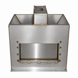 Smidley 9150CS number 5 cattle fountain with center float box, 15 gallon insulated stainless steel heated waterer