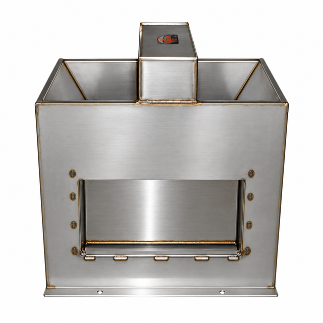 Smidley 9150CS number 5 cattle fountain with center float box, 15 gallon insulated stainless steel heated waterer