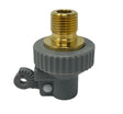 Brower VP226 brass 1/2 inch high pressure valve with 1/8 inch orifice