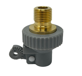 Brower VP226 brass 1/2 inch high pressure valve with 1/8 inch orifice