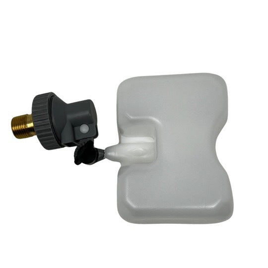Brower white float with brass 1/2 inch high pressure valve base for MC, MJ, and MK automatic waterers