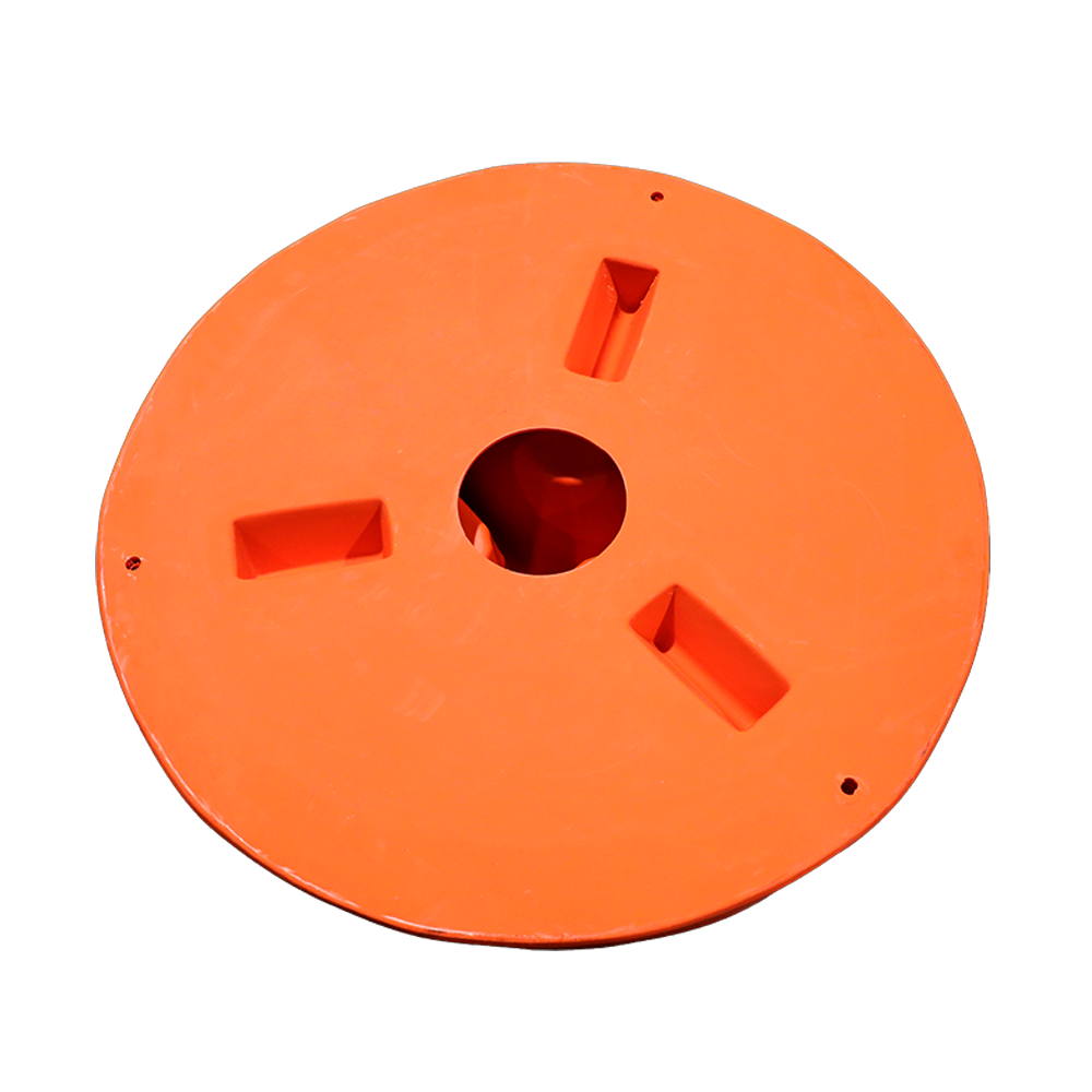 Century 3 Compartment Closed Bottom Mineral Feeder, bottom view, part CPCMFCENT