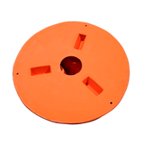 Century 3 Compartment Closed Bottom Mineral Feeder, bottom view, part CPCMFCENT
