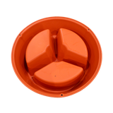 Century 3 Compartment Open Bottom Mineral Feeder, bottom view, part CPMFCENT