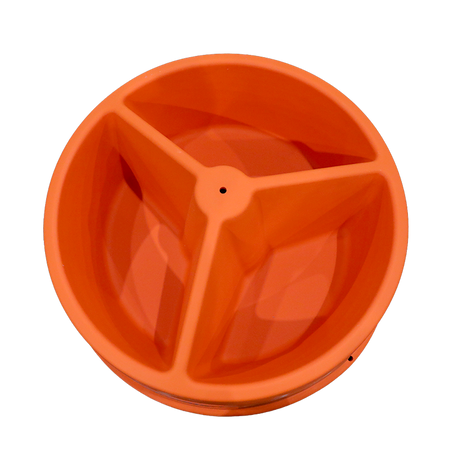 Century 3 Compartment Open Bottom Mineral Feeder, trough detail, part CPMFCENT
