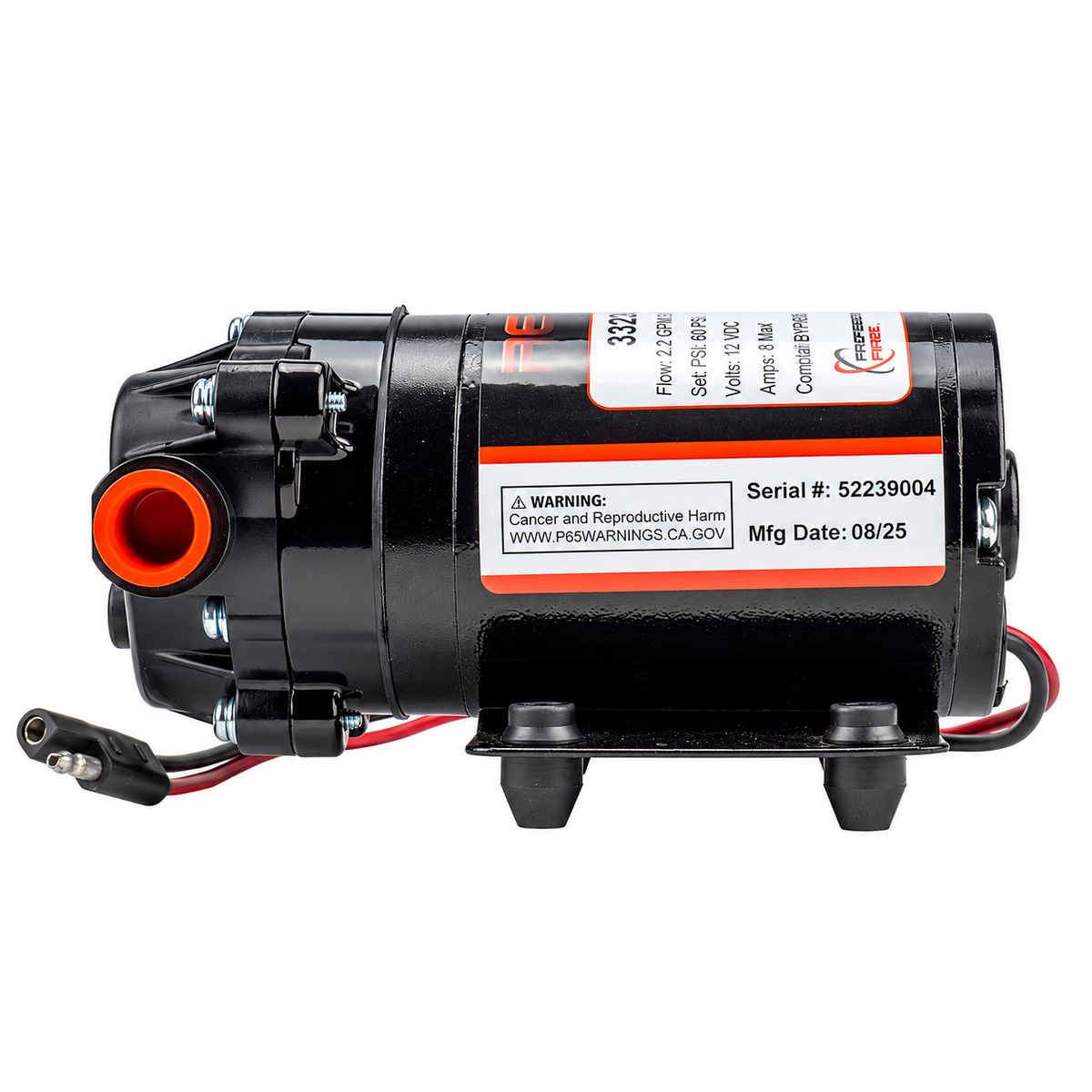 Smucker LM1011 Shurflo pump with bypass for LandMark foam markers