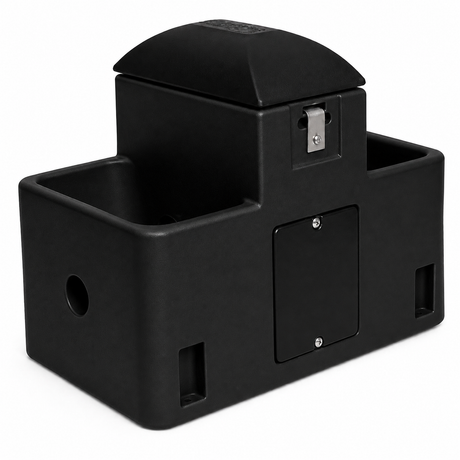 LilSpring 2700 by Miraco goat and sheep waterer Black 2700black