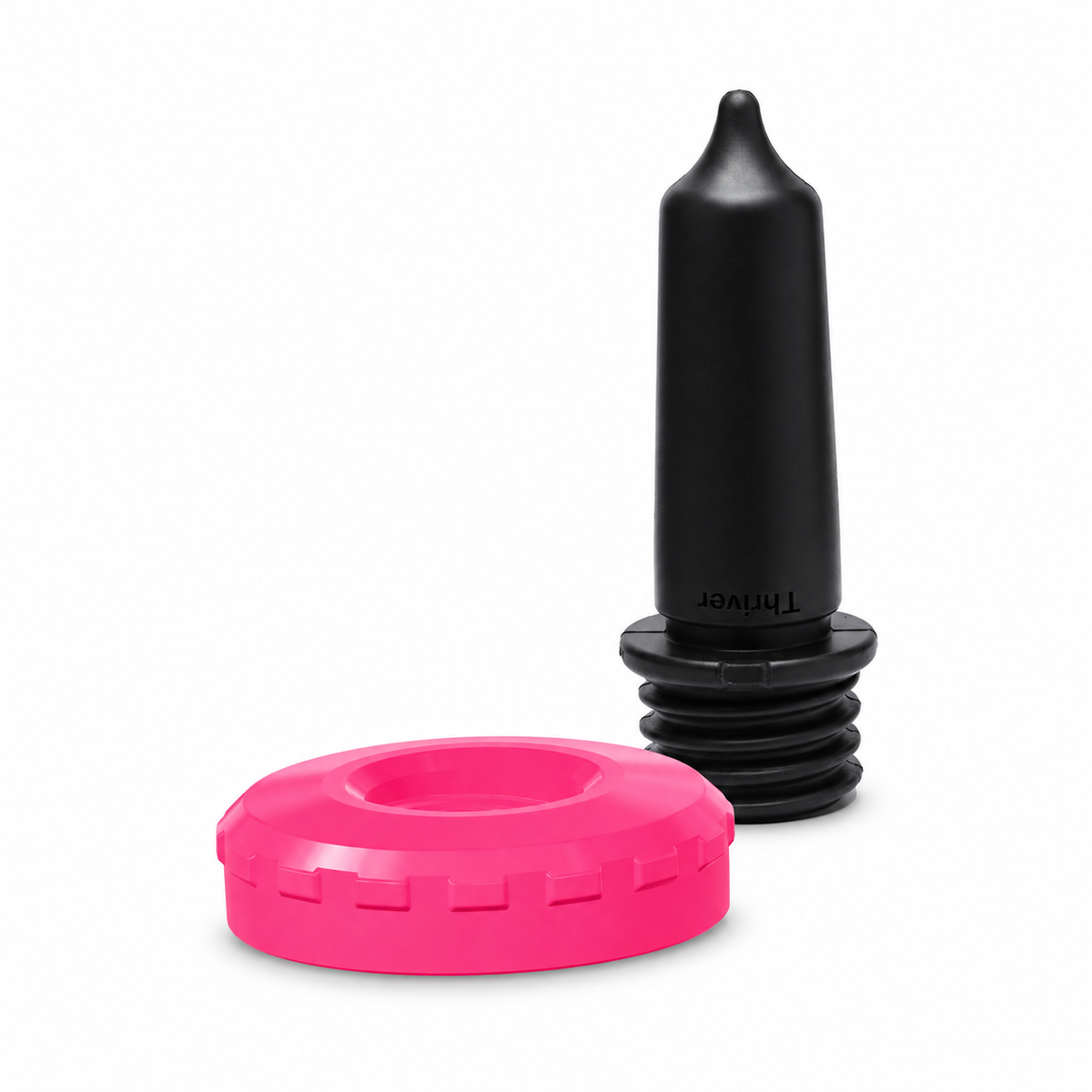 Pink Feeders Calf Nurser Bottle Cap Complete, Ring and Teat. Part PF Bottle Cap Complete. Sold by PeteCo Supply.