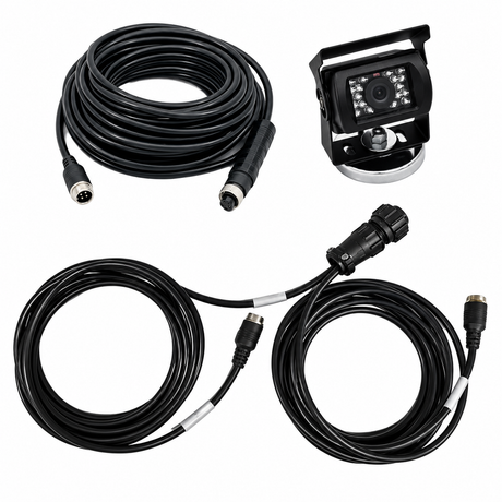 Visionworks VWCAMBN-CASE12 camera bundle for Case IH Pro 1200, camera and two coiled cables