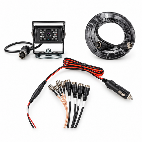 Visionworks VWCAMBN-CASE712 camera bundle for CNH Pro 700 and Pro 1200, camera, cable and four camera harness