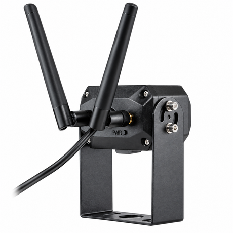Visionworks VWIC714-HTV2WL interior wireless camera, angled view showing the mount