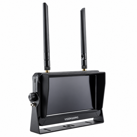 Visionworks VWIC714-HTV2WL 7 inch touchscreen monitor, front view