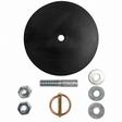 High Country Plastics BMF-250 kit, 42 inch rubber mat lid with stainless hardware for the bull mineral feeder