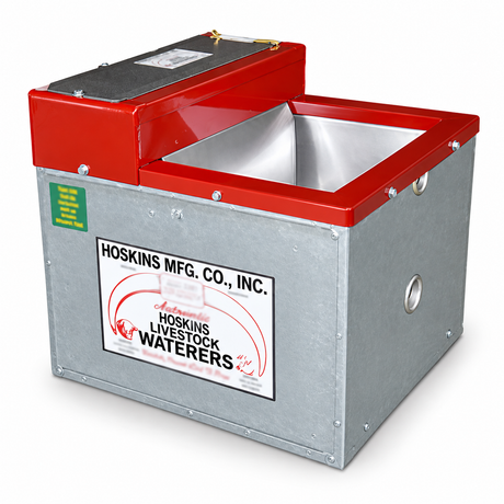 Hoskins C28-16 automatic cattle waterer, stainless steel tank in an insulated galvanized frame