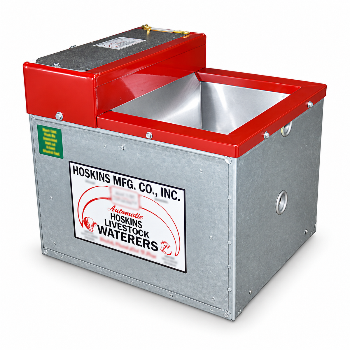 Hoskins C28-26 automatic cattle waterer, stainless steel tank in an insulated galvanized frame