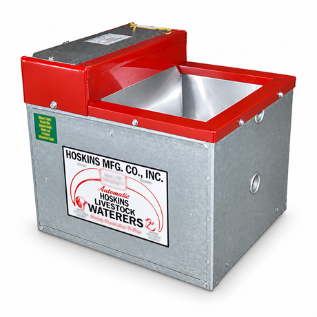 Hoskins C28-26 automatic cattle waterer, stainless steel tank in an insulated galvanized frame