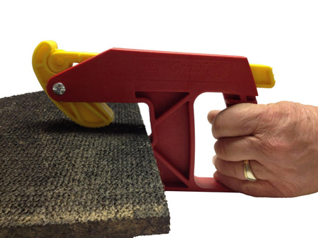 High Country Plastics Grabbit mat mover handle and locking jaw, one handed operation