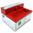 Hoskins H9-22S SS automatic hog waterer, stainless steel tank in an insulated galvanized frame