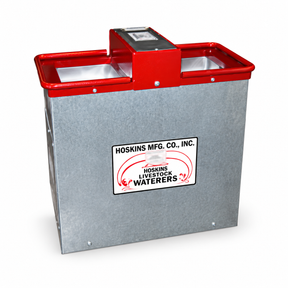 Hoskins HC14-16 automatic horse waterer, stainless steel tank in an insulated galvanized frame