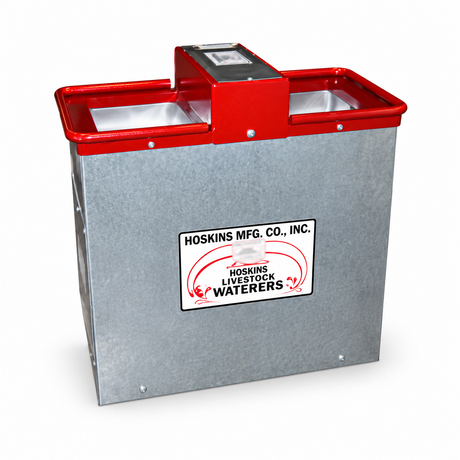 Hoskins HC14-16 automatic horse waterer, stainless steel tank in an insulated galvanized frame
