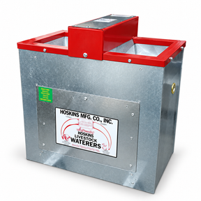 Hoskins HC17-26 automatic horse waterer, stainless steel tank in an insulated galvanized frame