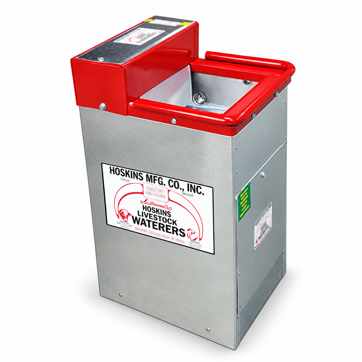 Hoskins HC7-16 automatic horse waterer, stainless steel tank in an insulated galvanized frame