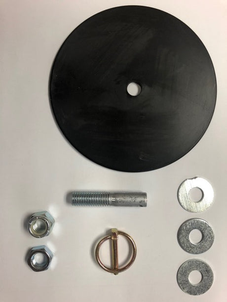 High Country Plastics Hardware for the Bull Mineral Feeder 42" Rubber Matt, part BMF-250Kit