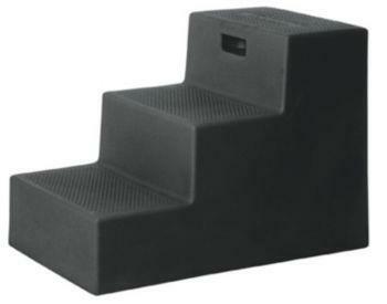 High Country Plastics MS-22 three step mounting block in black
