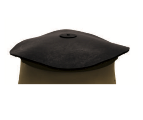 High Country Plastics Bull Mineral Feeder 42" Rubber Mat Lid BMF-250, part rubber-42