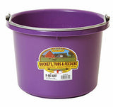 Little Giant 8 Quart Plastic Bucket - Purple, part 12158457