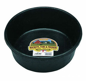 Little Giant DuraFlex Rubber Feed Pan - 4 Quarts -50 PACK, part 15649362 - 50