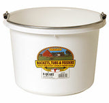 Little Giant 8 Quart Plastic Bucket - White, part 19540120