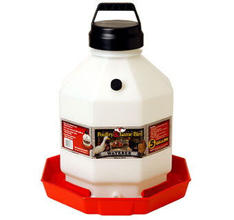 Miller MFG Plastic Poultry and Game Bird Waterer - 5 Gallon PPF5, part 11251021