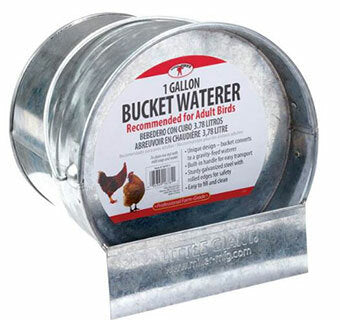 Miller MFG Galvanized Bucket Poultry Waterer, part 21251437