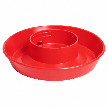 Brower Model 65 red plastic threaded mason jar fount base for chicks