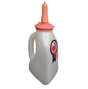 Peach Teat hand held calf nursing bottle with handle and vented cap