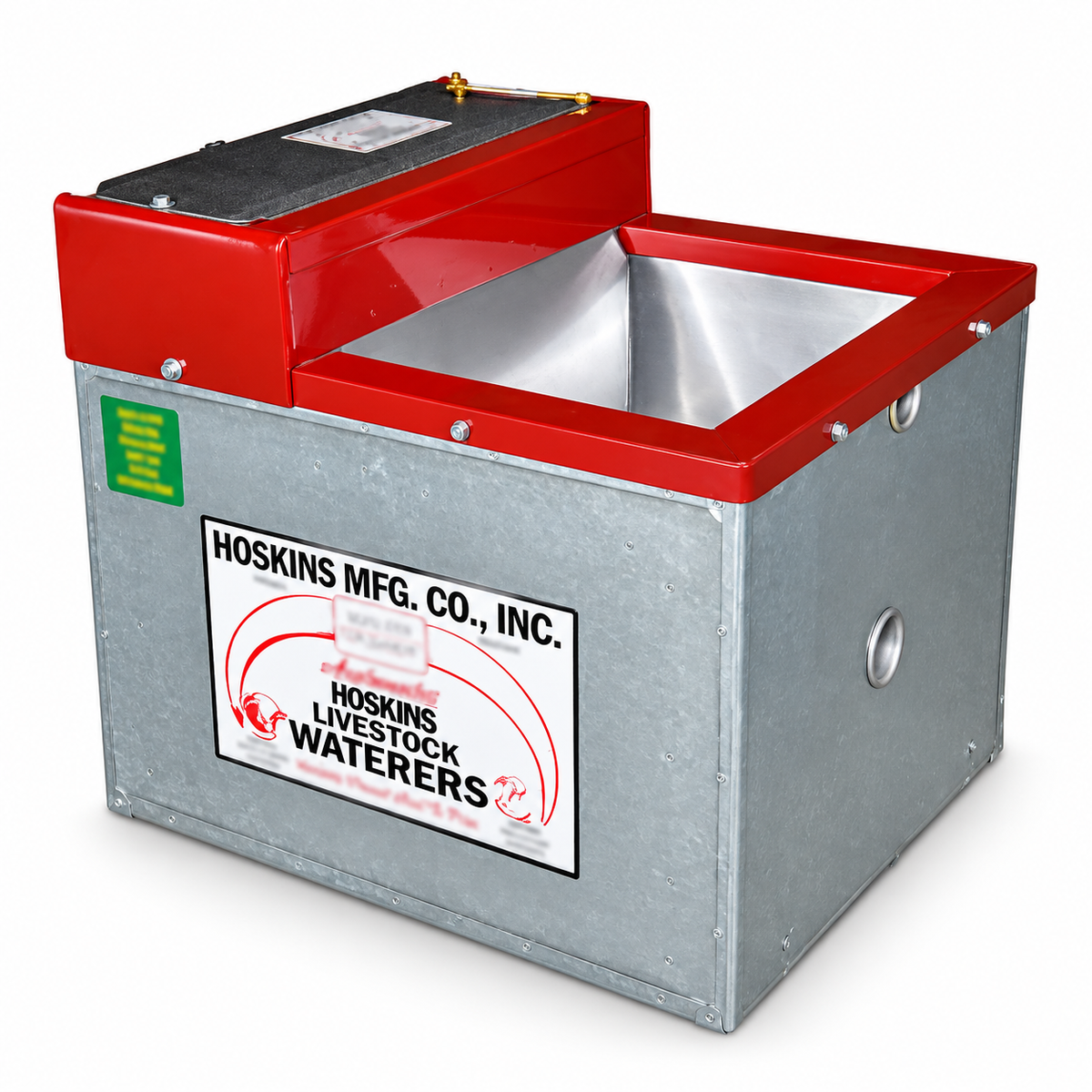 Hoskins SC22-16 automatic sheep waterer, stainless steel tank in an insulated galvanized frame