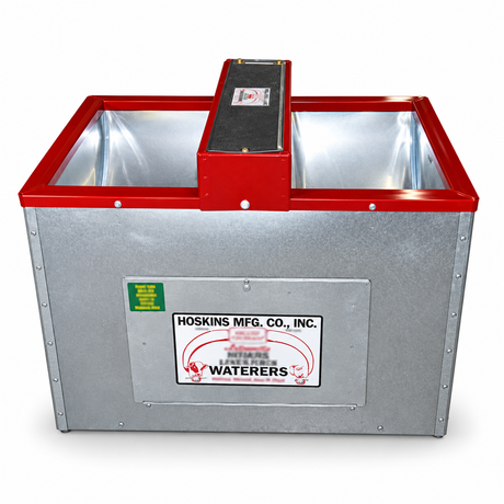 Hoskins SC32-16 automatic sheep waterer, stainless steel tank in an insulated galvanized frame