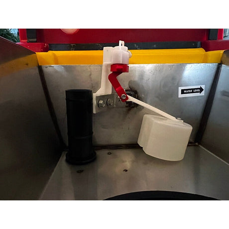 Ritchie EcoFount 1 green automatic waterer installed in a barn stall