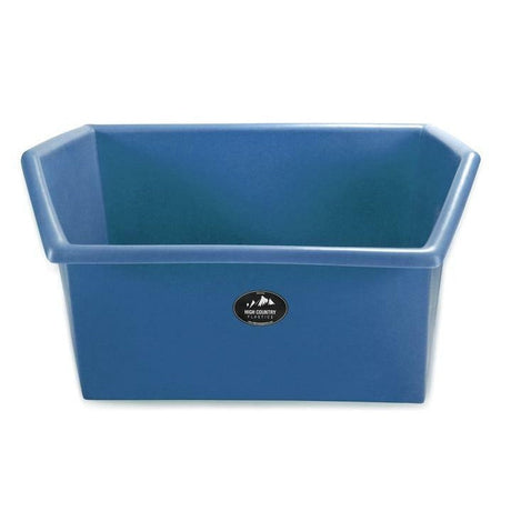 High Country Plastics Double Fence Feeder - Blue, part FF-35B - equine and livestock equipment
