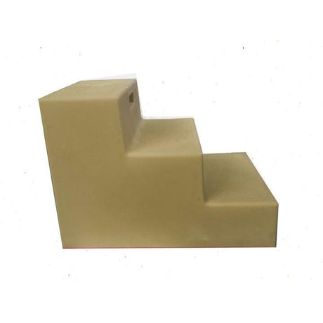 High Country Plastics MS-22 three step mounting block in tan
