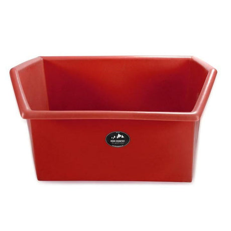 High Country Plastics Double Fence Feeder - Red, part FF-35R - equine and livestock equipment