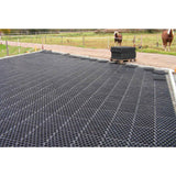 Hahn Paddock Slabs installed across a paddock with a pallet of slabs waiting to be laid