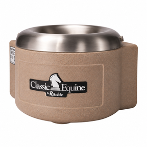 Classic Equine by Ritchie heated StallFount 18740 stall waterer with stainless steel bowl