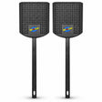 Swat-N-Scoop charcoal fly swatters with built-in bug scoop, 2 pack